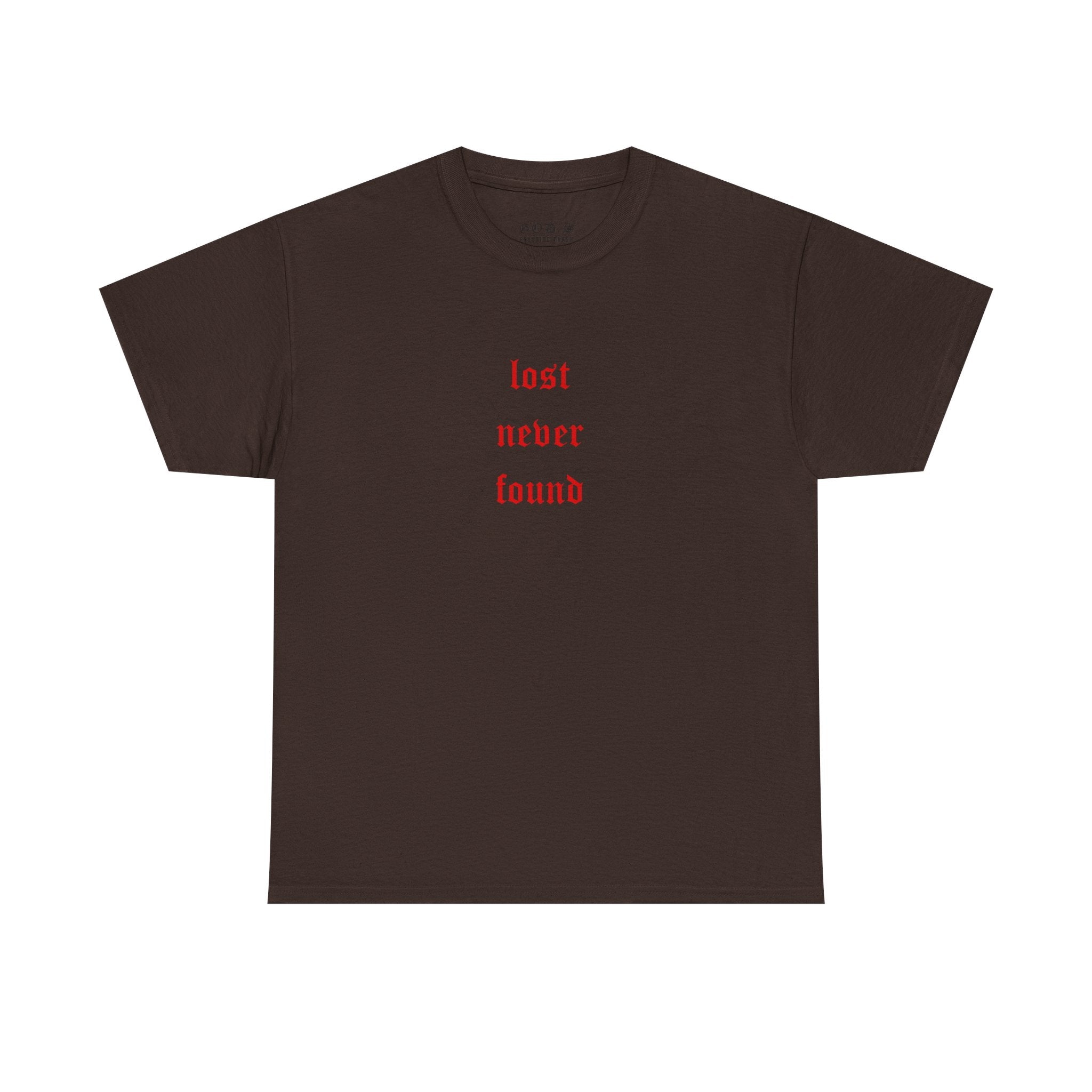 LOST NEVER FOUND TEE