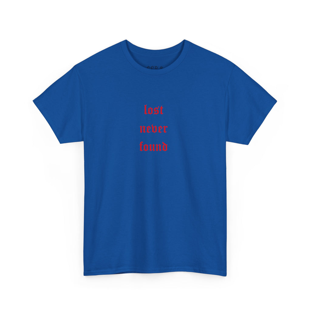 LOST NEVER FOUND TEE
