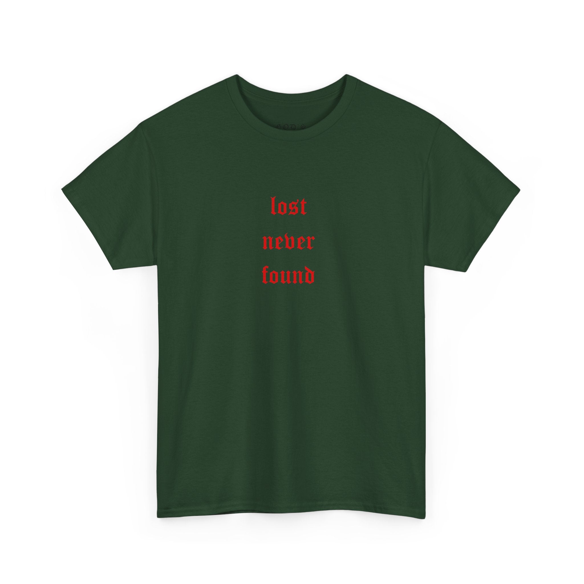 LOST NEVER FOUND TEE