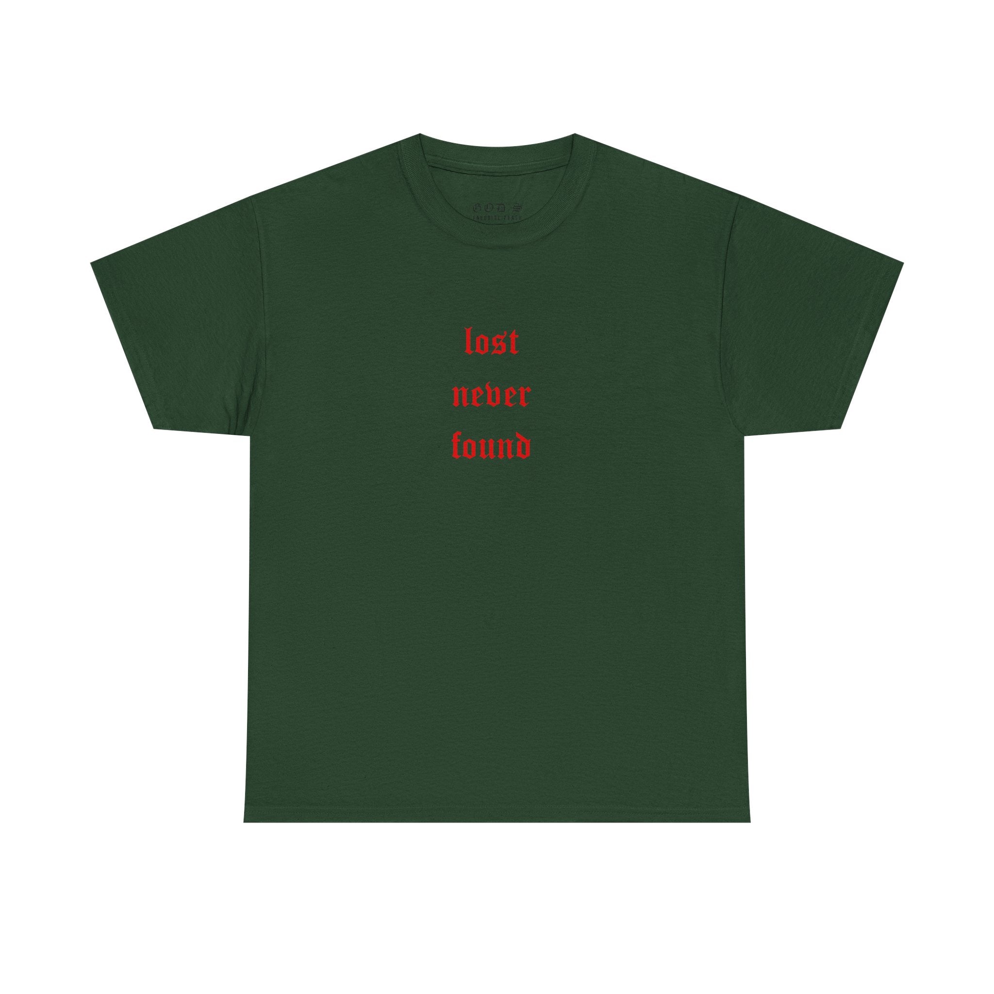 LOST NEVER FOUND TEE