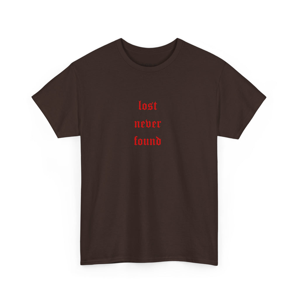 LOST NEVER FOUND TEE