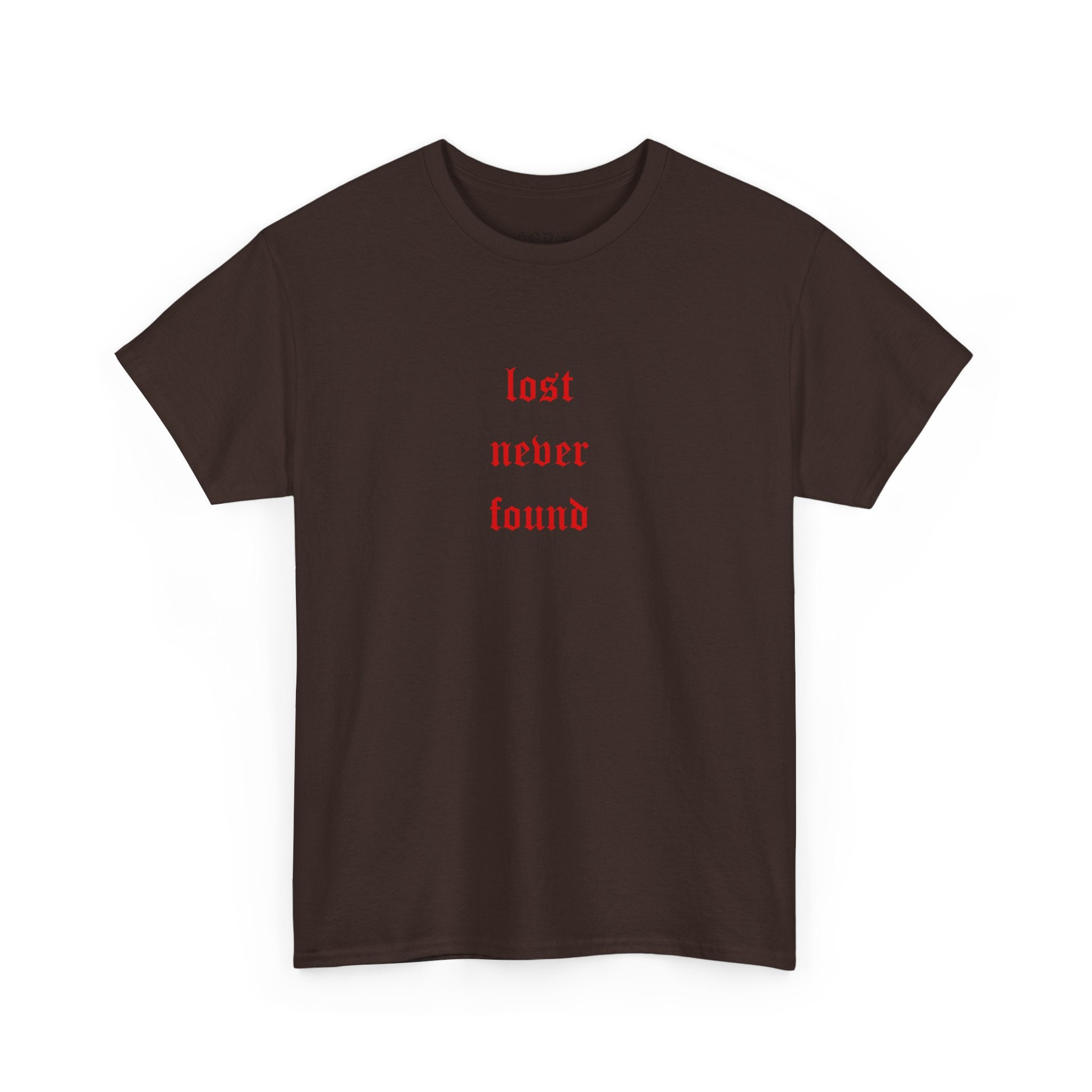 LOST NEVER FOUND TEE