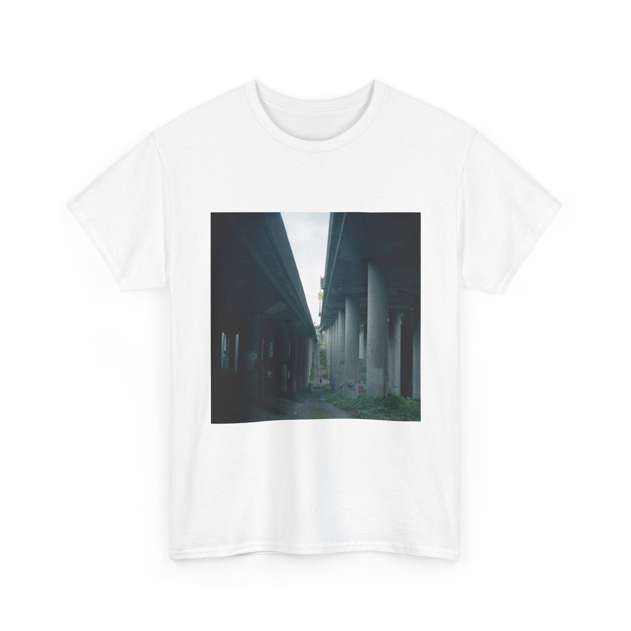 Urban Landscape Graphic Tee | Street Art T-Shirt | Casual Wear | Unique Gift | Unisex Heavy Cotton Tee | Everyday Comfort