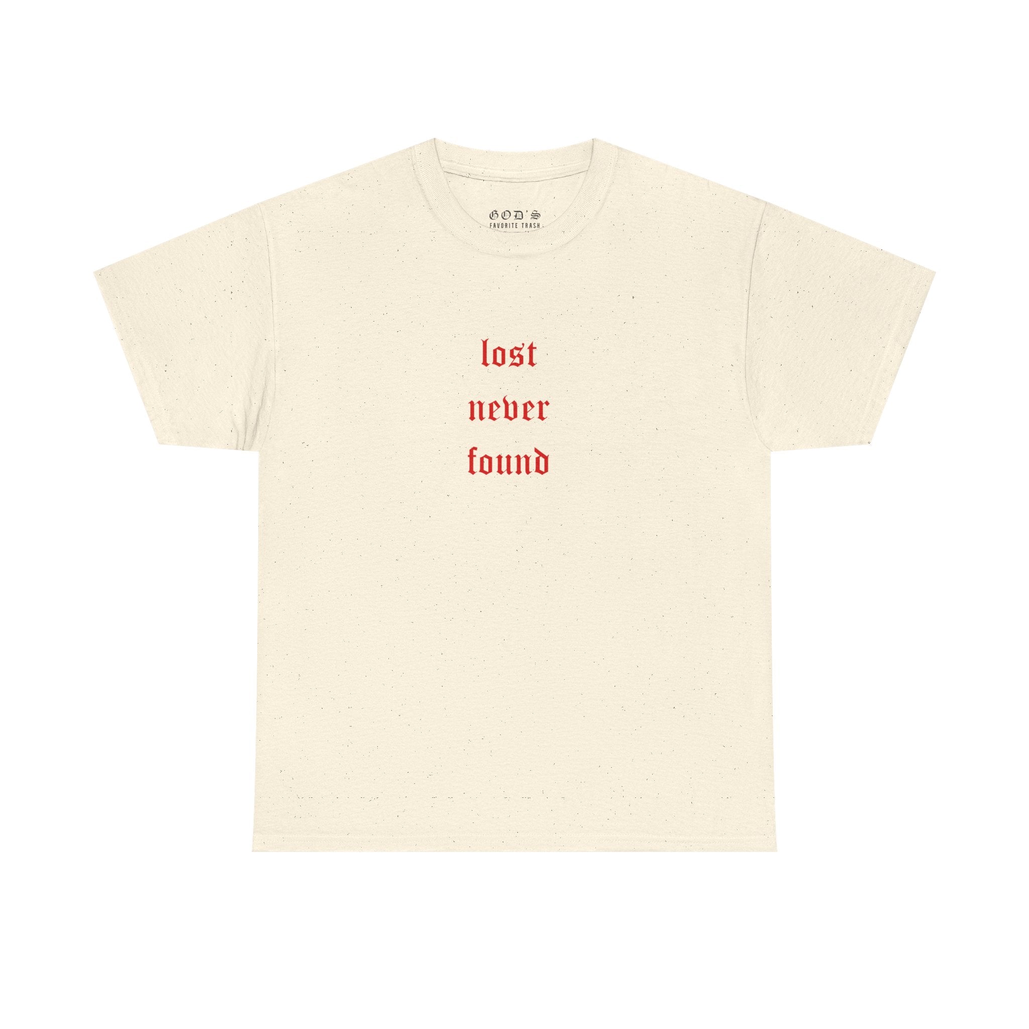 LOST NEVER FOUND TEE