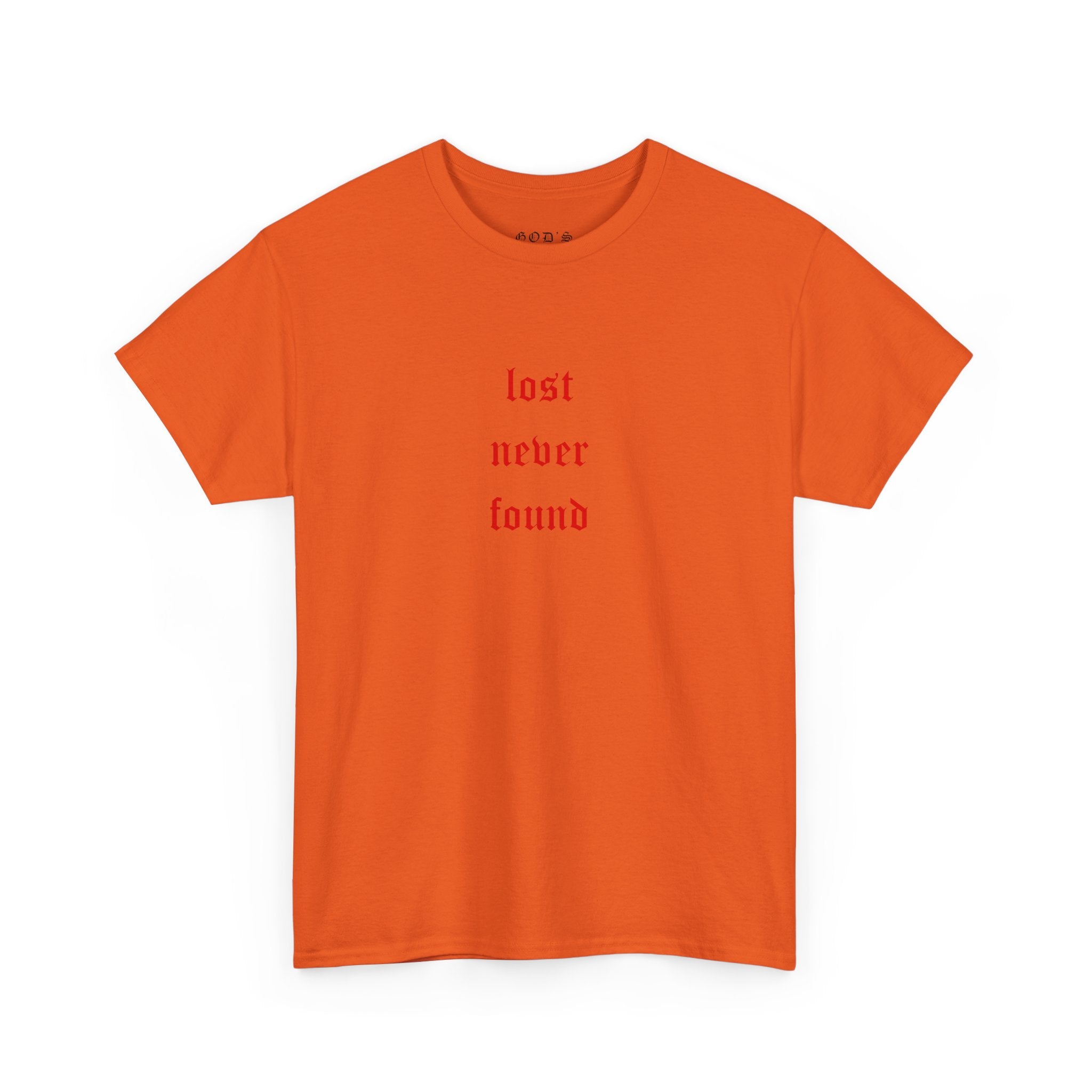 LOST NEVER FOUND TEE