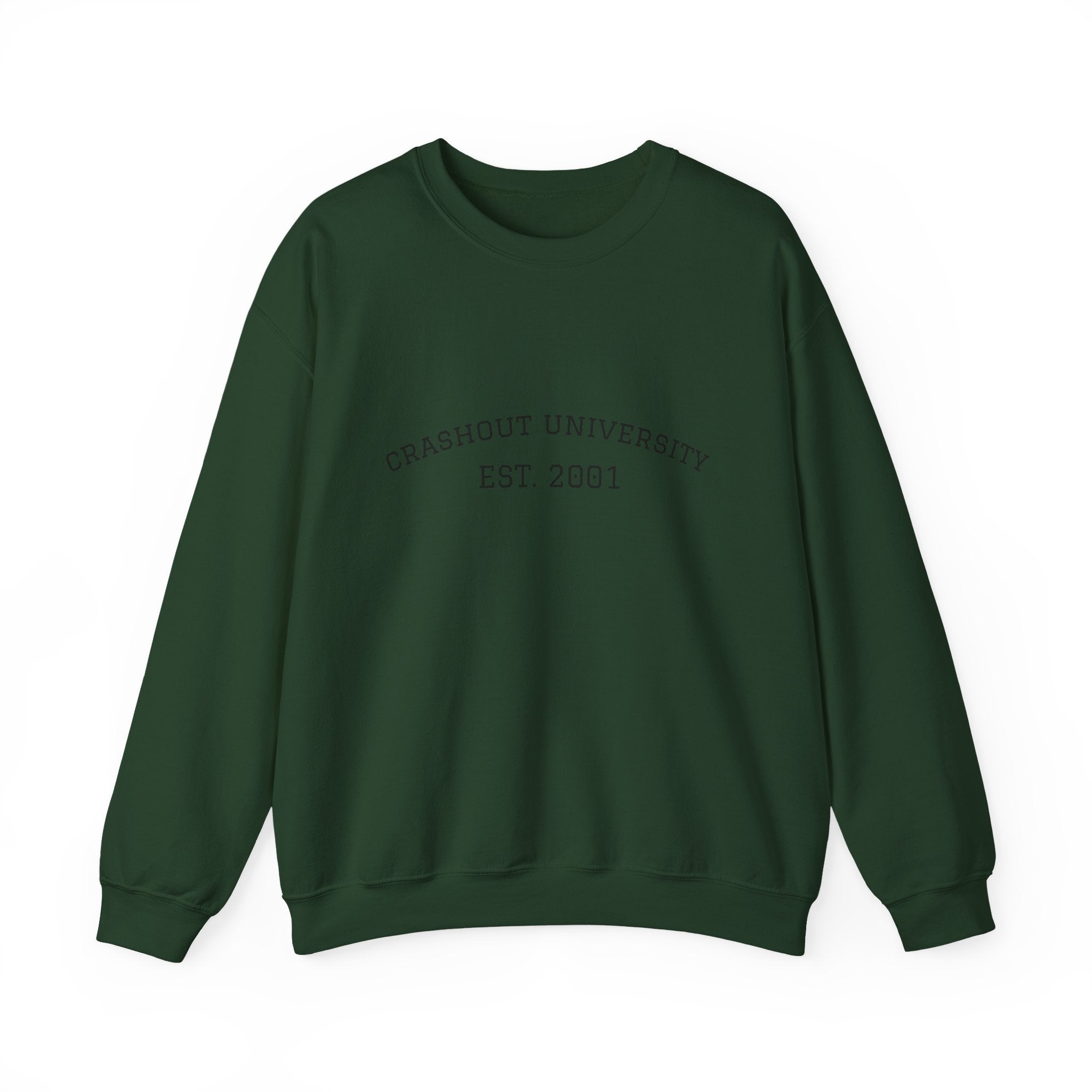 Crashout University Crewneck Sweatshirt | Cozy College Apparel, Unisex Sweatshirt, Gift for Students, Campus Style, College Spirit Wear