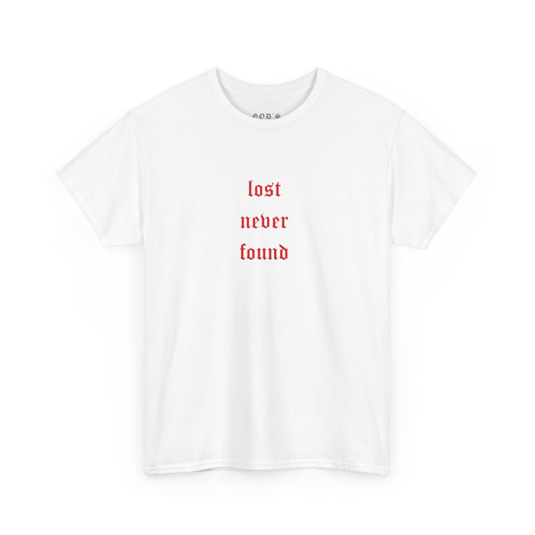 LOST NEVER FOUND TEE
