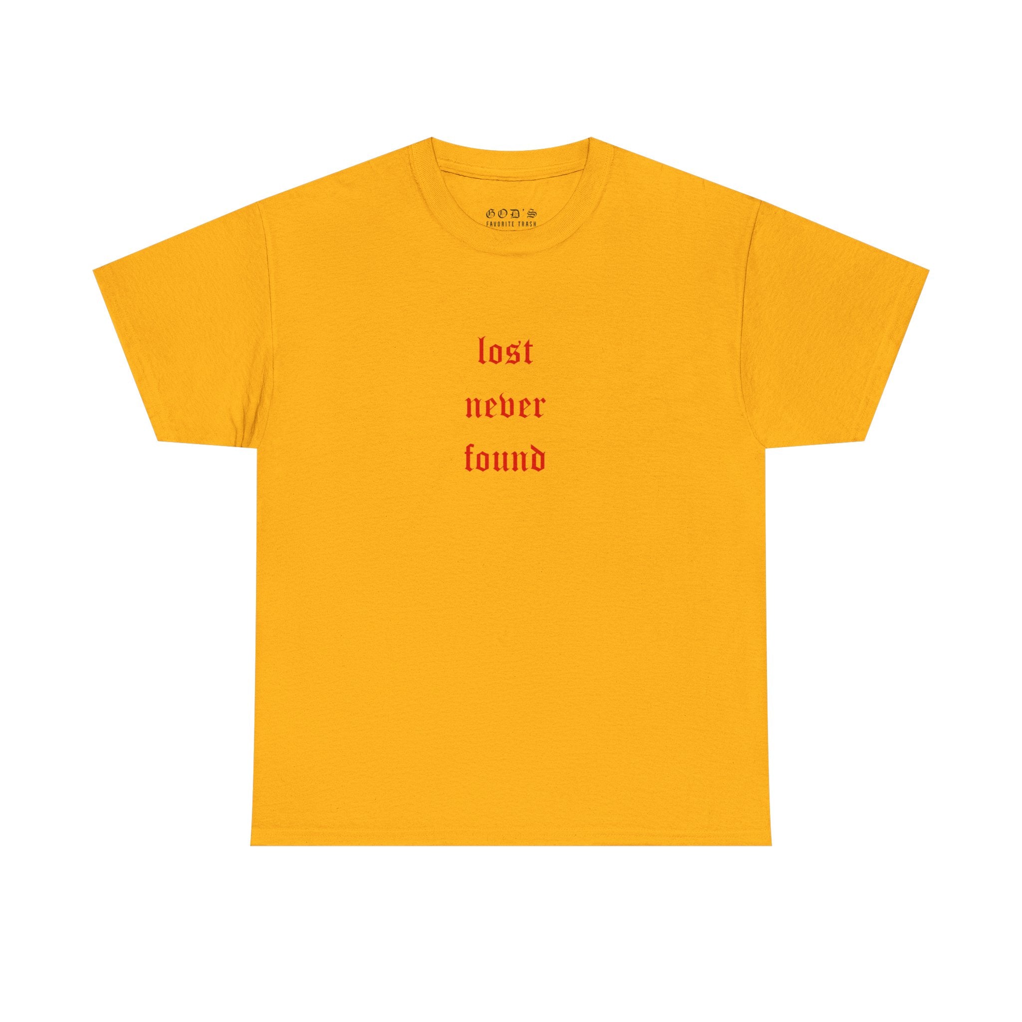 LOST NEVER FOUND TEE