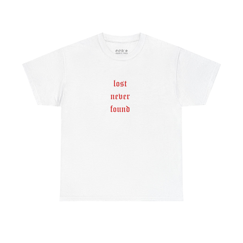 LOST NEVER FOUND TEE