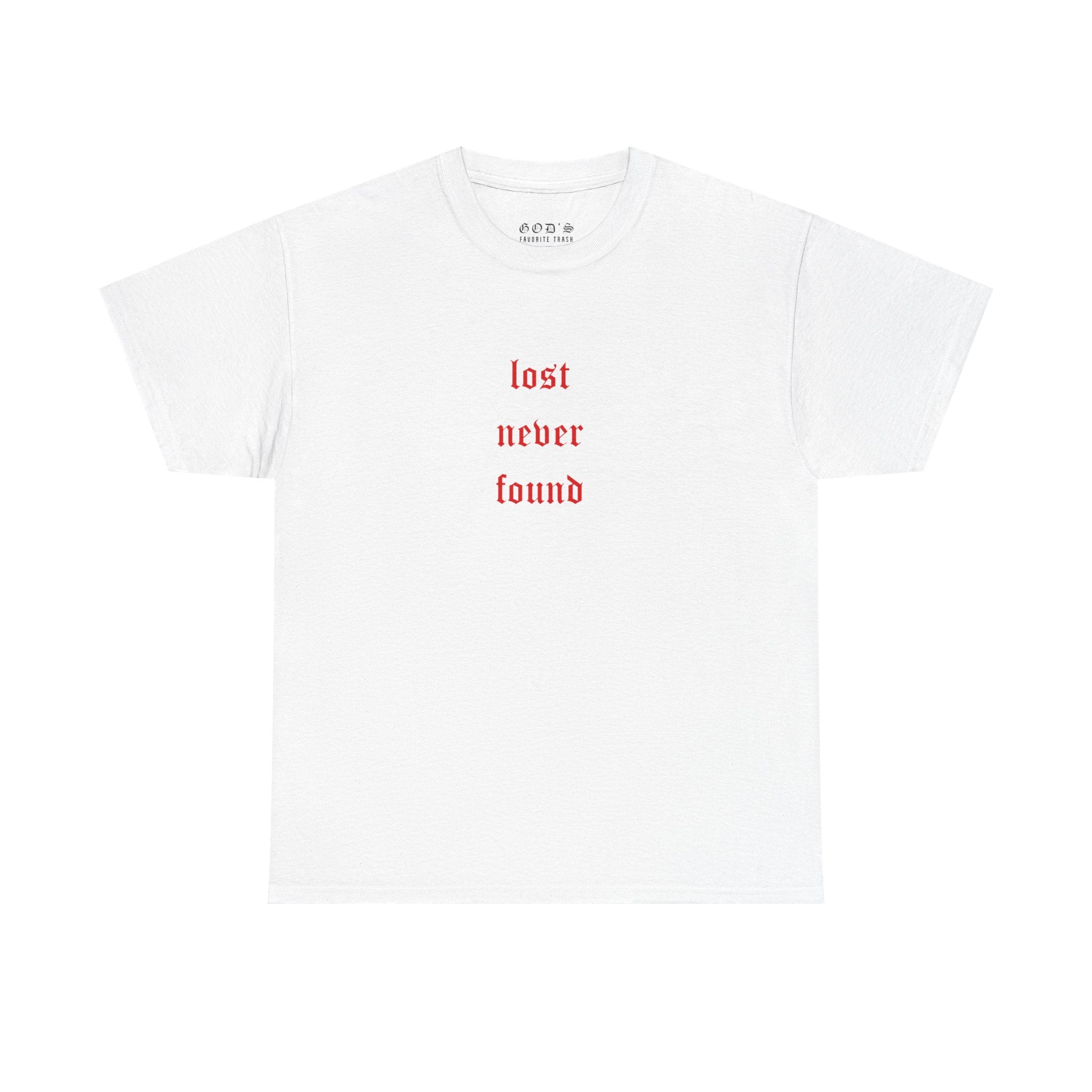 LOST NEVER FOUND TEE