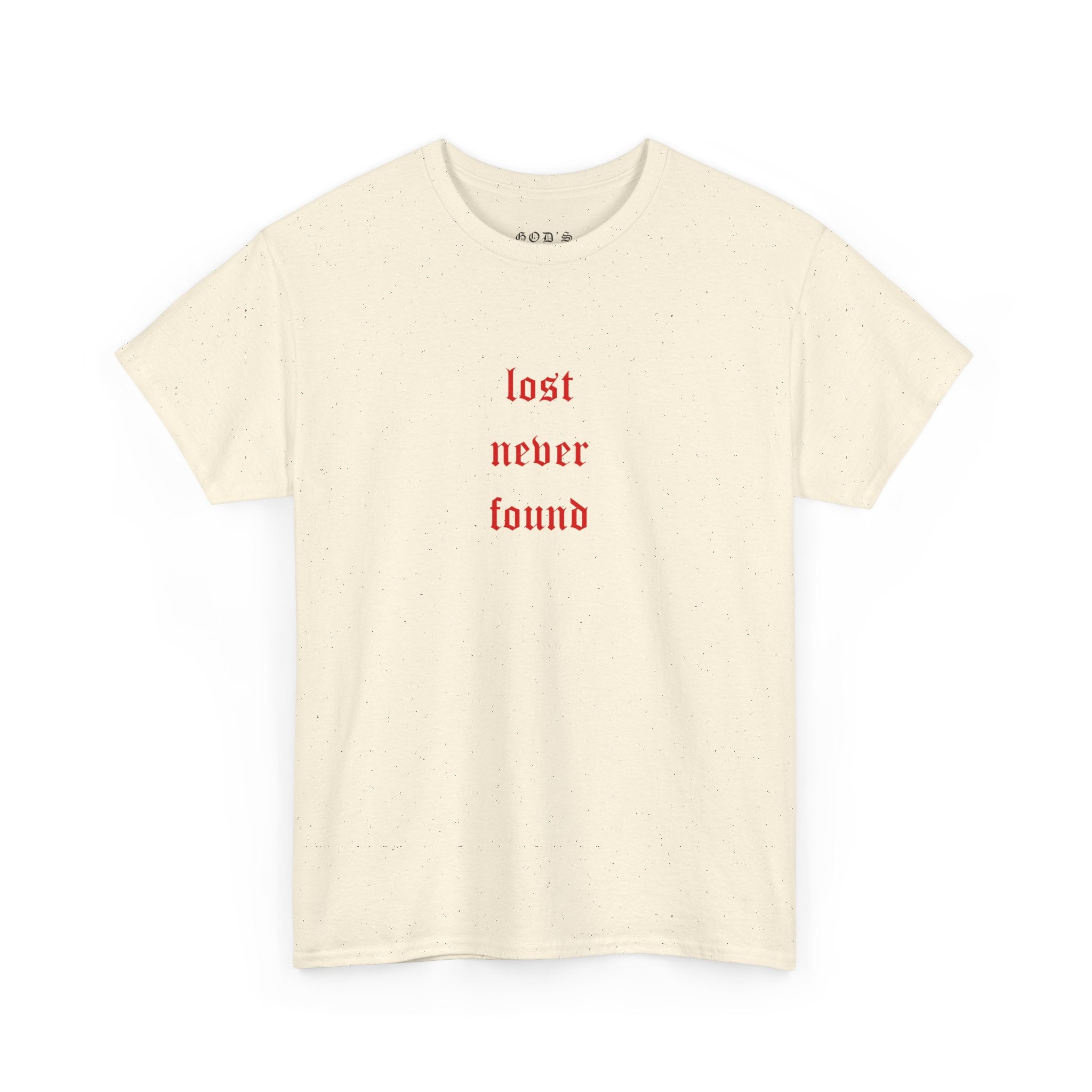 LOST NEVER FOUND TEE